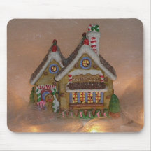 Gingerbread House Porcelain Mouse Mat