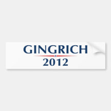 GINGRICH 2012 (v102) Bumper Sticker