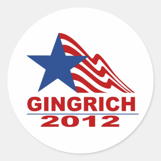 Gingrich for President 2012 Merchandise Stickers