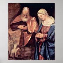 Giorgione - Joseph and Mary Poster