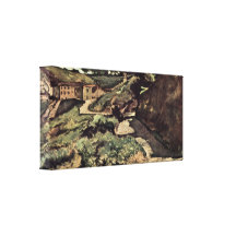 Giovanni Fattori - road salt Stretched Canvas Print