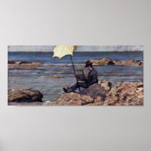 Giovanni Fattori - SilvestroLega in Riva al Mare Print