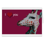Giraffe Card