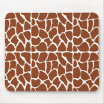 Giraffe Pattern. Brown. Mousemats