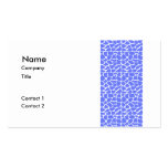 Giraffe Pattern. Cornflower Blue. Business Card Templates