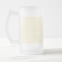 Giraffe Pattern. Cream Colour Mug