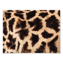 Giraffe pattern photo print