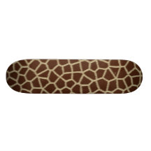 Giraffe Pattern Skateboard