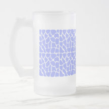 Giraffe Pattern. Sky Blue. Coffee Mug