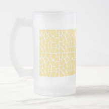 Giraffe Pattern. Yellow. Mug