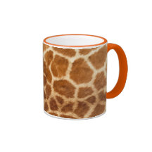 Giraffe Print Coffee Mugs