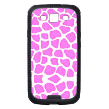 Giraffe Print Pattern Girly Chic Pink