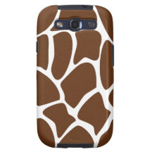 Giraffe Print Pattern in Dark Brown.