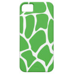 Giraffe Print Pattern in Jungle Green.