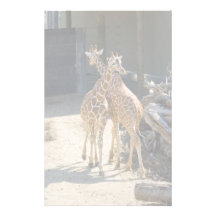 giraffe stationary customized stationery