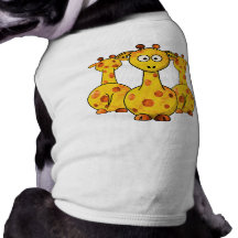 GIRAFFES DOGGIE T SHIRT