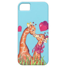 Giraffes in Love iPhone 5 Case