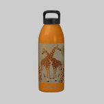 Giraffes Orange Blossom Liberty Bottle water bottles