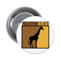 Giraffes Rock! Buttons