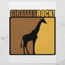 Giraffes Rock! Custom Flyer