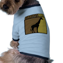 Giraffes Rock! Pet Shirt