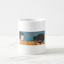 Girl and Cat Mug