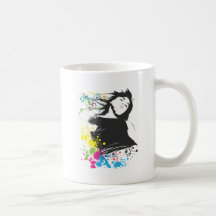 Girl and Colours Mugs