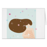 girl and little bird cards