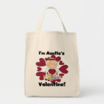 Girl Auntie's Valetine Tshirts and Gifts Tote Bag