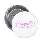 GIRL BASS FISHING PINS