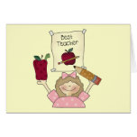 Girl Best Teacher Tshirts and Gifts Card