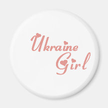 Girl from Ukraine Fridge Magnets