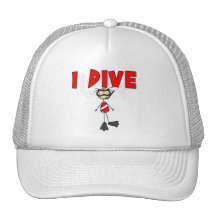 Girl I Dive T-shirts and Gifts Hat