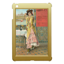 Girl in a night club iPad mini cases