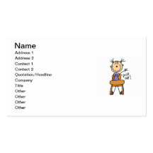 Girl in School Business Card Templates