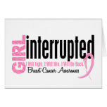Girl Interrupted 1 Breast Cancer Card