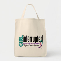 Girl Interrupted 1 Thyroid Cancer Canvas Bags