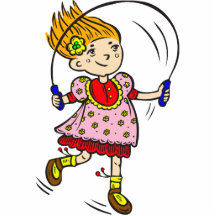 Girl Jumping Rope Photo Sculptures