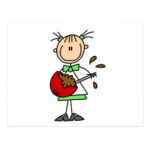 Girl Mixing Batter T-shirts and Gifts Post Card