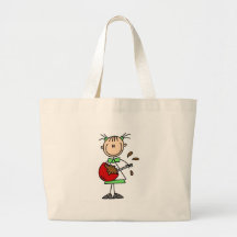 Girl Mixing Batter T-shirts and Gifts Tote Bags