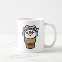 Girl Snowman Snow Cone Mugs