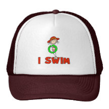 Girl Stick Swimmer Hat