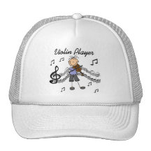 Girl Violin Player Tshirts and Gifts Mesh Hat