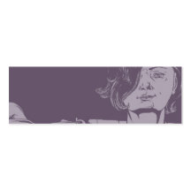 Girl With a Shotgun Bookmark Business Card