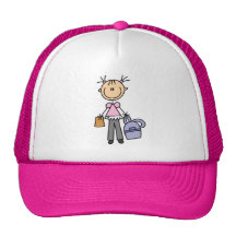 Girl With Backpack Hats