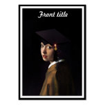 Girl with the Graduation Hat (Pearl Earring) Business Cards