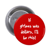 "Girlees" Button