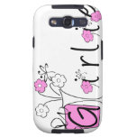 Girlie in Pink Galaxy SIII Cases
