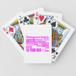 Girls 13th Birthdays : Pink Greatest 13 Year Old Bicycle Poker Deck