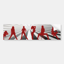 girls! bumper sticker